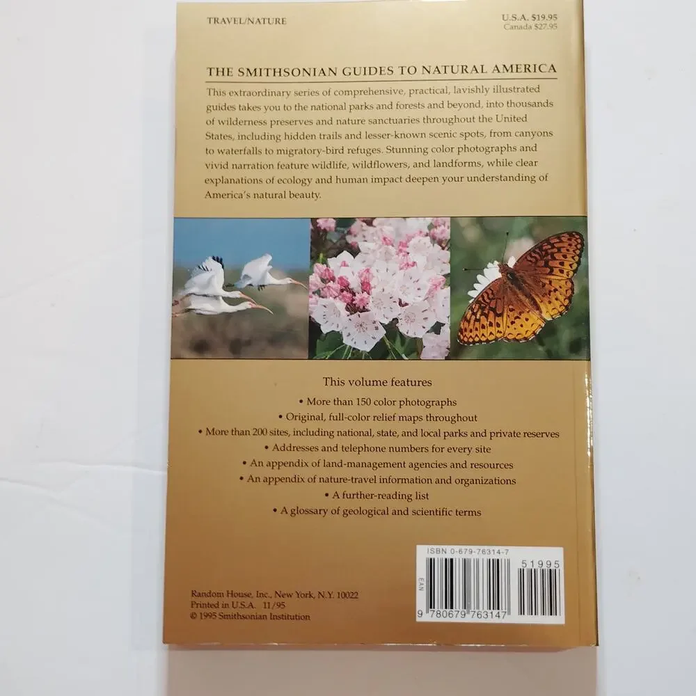 Smithsonian Guides Natural America Atlantic Coast & Blue Ridge - LN 1995